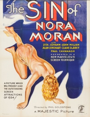 The Sin of Nora Moran movie poster (1933) t-shirt