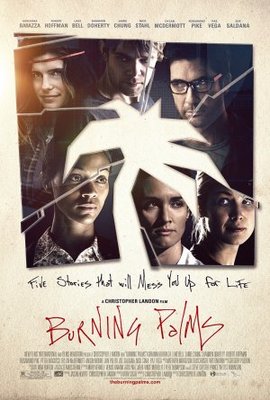 Burning Palms movie poster (2010) wood print