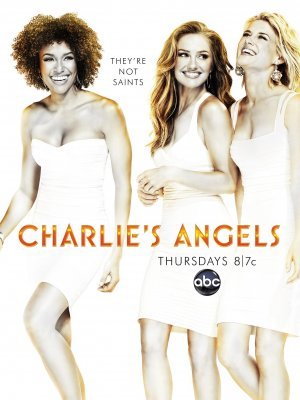 Charlie's Angels movie poster (2011) wooden framed poster