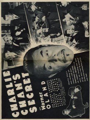 Charlie Chan's Secret movie poster (1936) metal framed poster