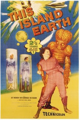 This Island Earth movie poster (1955) wooden framed poster