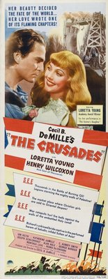 The Crusades movie poster (1935) canvas poster