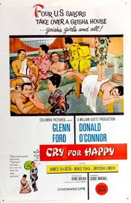 Cry for Happy movie poster (1961) canvas poster
