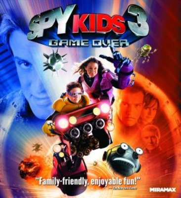 Spy Kids 3 movie poster (2003) metal framed poster