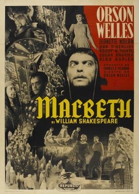 Macbeth movie poster (1948) canvas poster