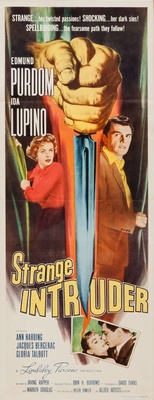 Strange Intruder movie poster (1956) wood print