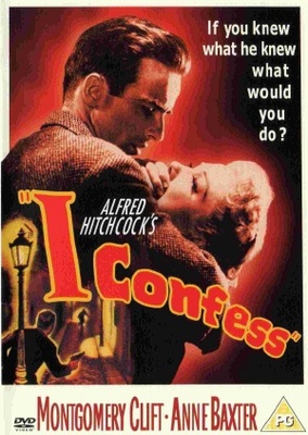 I Confess movie poster (1953) wood print