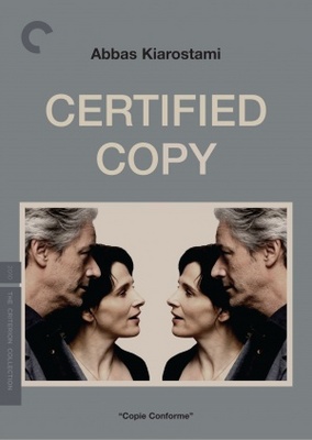 Copie conforme movie poster (2010) canvas poster