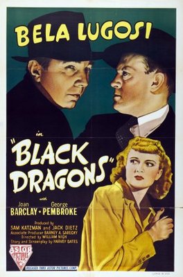 Black Dragons movie poster (1942) canvas poster