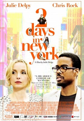 2 Days in New York movie poster (2011) pillow