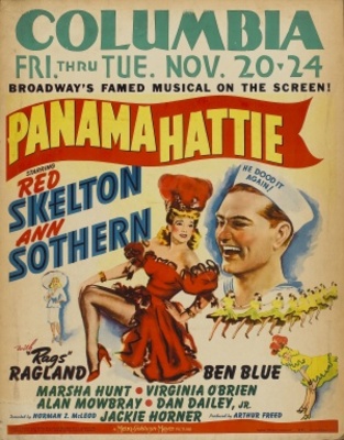 Panama Hattie movie poster (1942) mouse pad