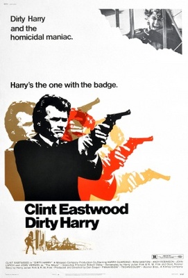 Dirty Harry movie poster (1971) canvas poster