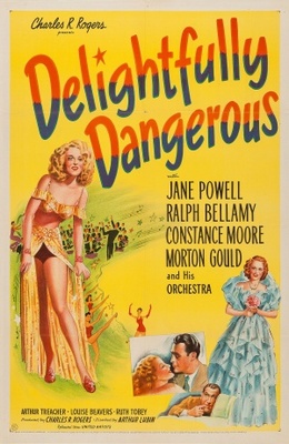 Delightfully Dangerous movie poster (1945) t-shirt