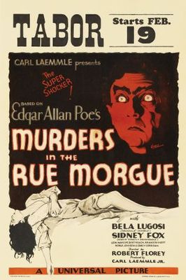 Murders in the Rue Morgue movie poster (1932) tote bag