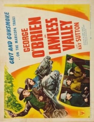 Lawless Valley movie poster (1938) wood print