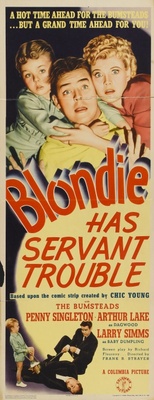 Blondie Has Servant Trouble movie poster (1940) Longsleeve T-shirt