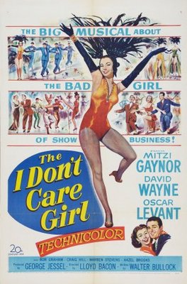 The I Don't Care Girl movie poster (1953) metal framed poster