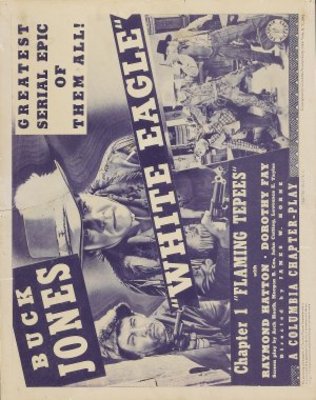 White Eagle movie poster (1941) wood print