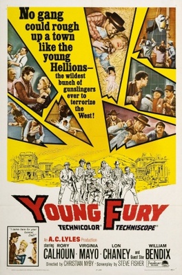 Young Fury movie poster (1965) canvas poster