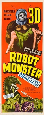 Robot Monster movie poster (1953) metal framed poster