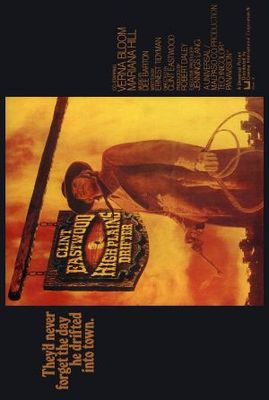 High Plains Drifter movie poster (1973) metal framed poster