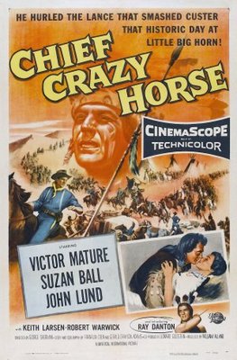 Chief Crazy Horse movie poster (1955) mug
