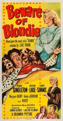 Beware of Blondie movie poster (1950) wooden framed poster