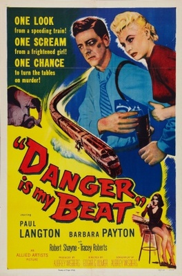 Murder Is My Beat movie poster (1955) metal framed poster