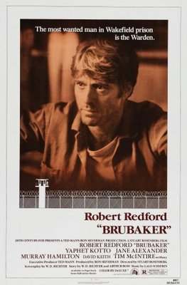 Brubaker movie poster (1980) metal framed poster