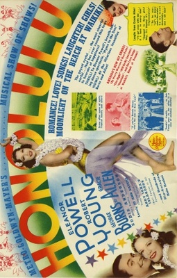 Honolulu movie poster (1939) wood print