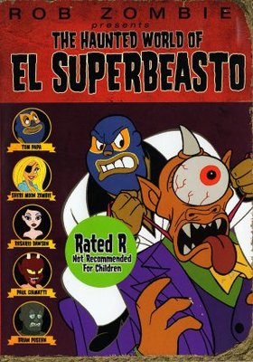 The Haunted World of El Superbeasto movie poster (2009) poster with hanger