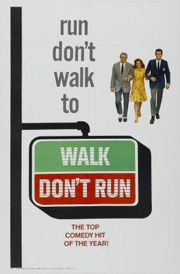 Walk Don't Run movie poster (1966) canvas poster