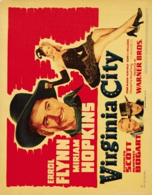 Virginia City movie poster (1940) canvas poster