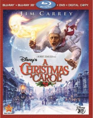 A Christmas Carol movie poster (2009) metal framed poster