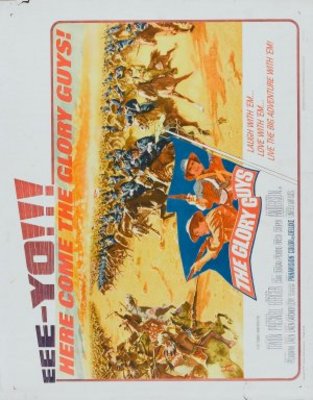The Glory Guys movie poster (1965) metal framed poster