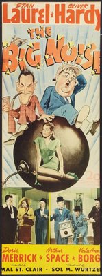 The Big Noise movie poster (1944) canvas poster