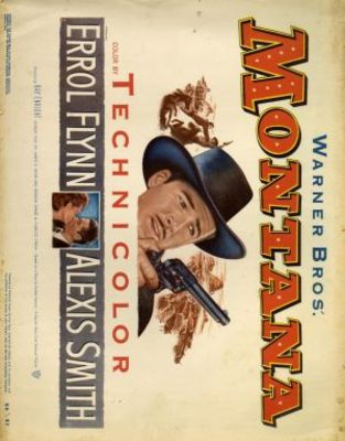 Montana movie poster (1950) pillow