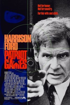 Patriot Games movie poster (1992) wood print