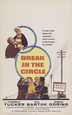 Break in the Circle movie poster (1955) sweatshirt