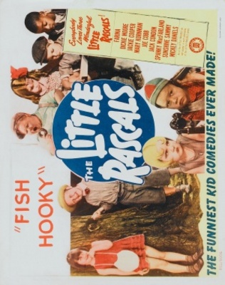 Fish Hooky movie poster (1933) wooden framed poster