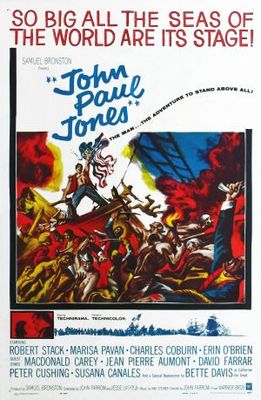 John Paul Jones movie poster (1959) canvas poster