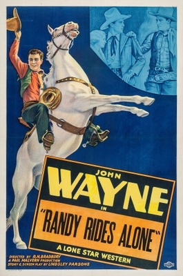 Randy Rides Alone movie poster (1934) wooden framed poster