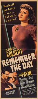 Remember the Day movie poster (1941) sweatshirt