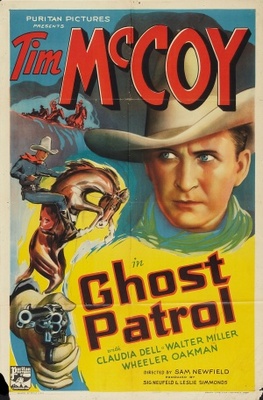 Ghost Patrol movie poster (1936) wood print