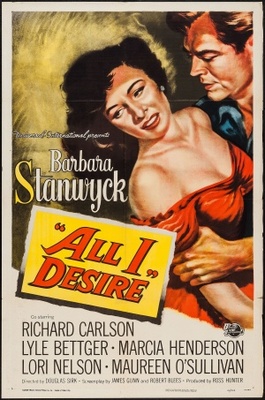 All I Desire movie poster (1953) hoodie