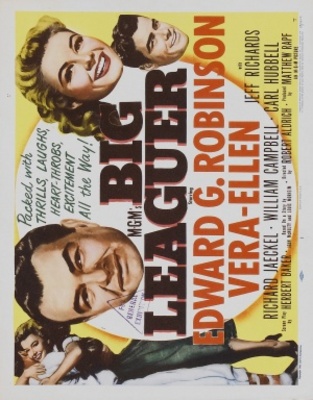 Big Leaguer movie poster (1953) metal framed poster