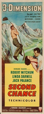 Second Chance movie poster (1953) metal framed poster