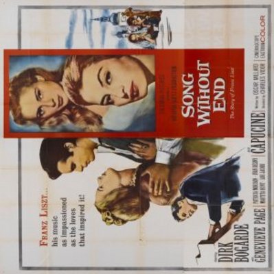 Song Without End movie poster (1960) pillow