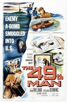 The 49th Man movie poster (1953) canvas poster