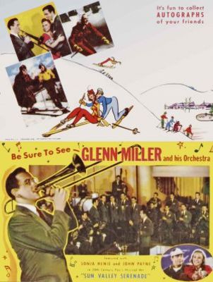 Sun Valley Serenade movie poster (1941) metal framed poster